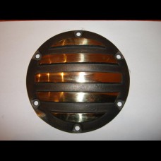 Harley, Sportster Derby Cover Ribbed brass, 2004 up