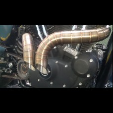 EXHAUST PIPES Stainless Steel TIG Harley Sportster 883/1200 slash cut