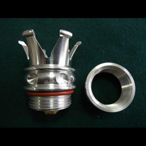 Harley Gas Cap CROWN,machined aluminum, custom bike ...