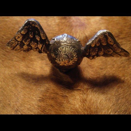 Harley Shift knob Flying Eye brass handmade, hot rod, harley, custom bike